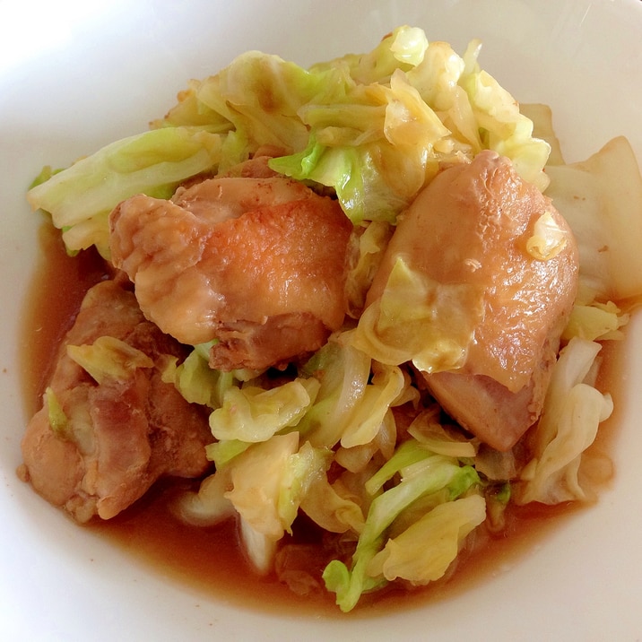 にんにくしょうゆで 鶏肉とキャベツの炒め煮 レシピ 作り方 By うーころちゃん 楽天レシピ